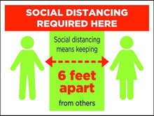 Social Distancing Signs (Package of 5 or 10)